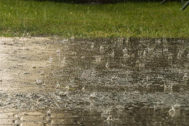 大雨の様子